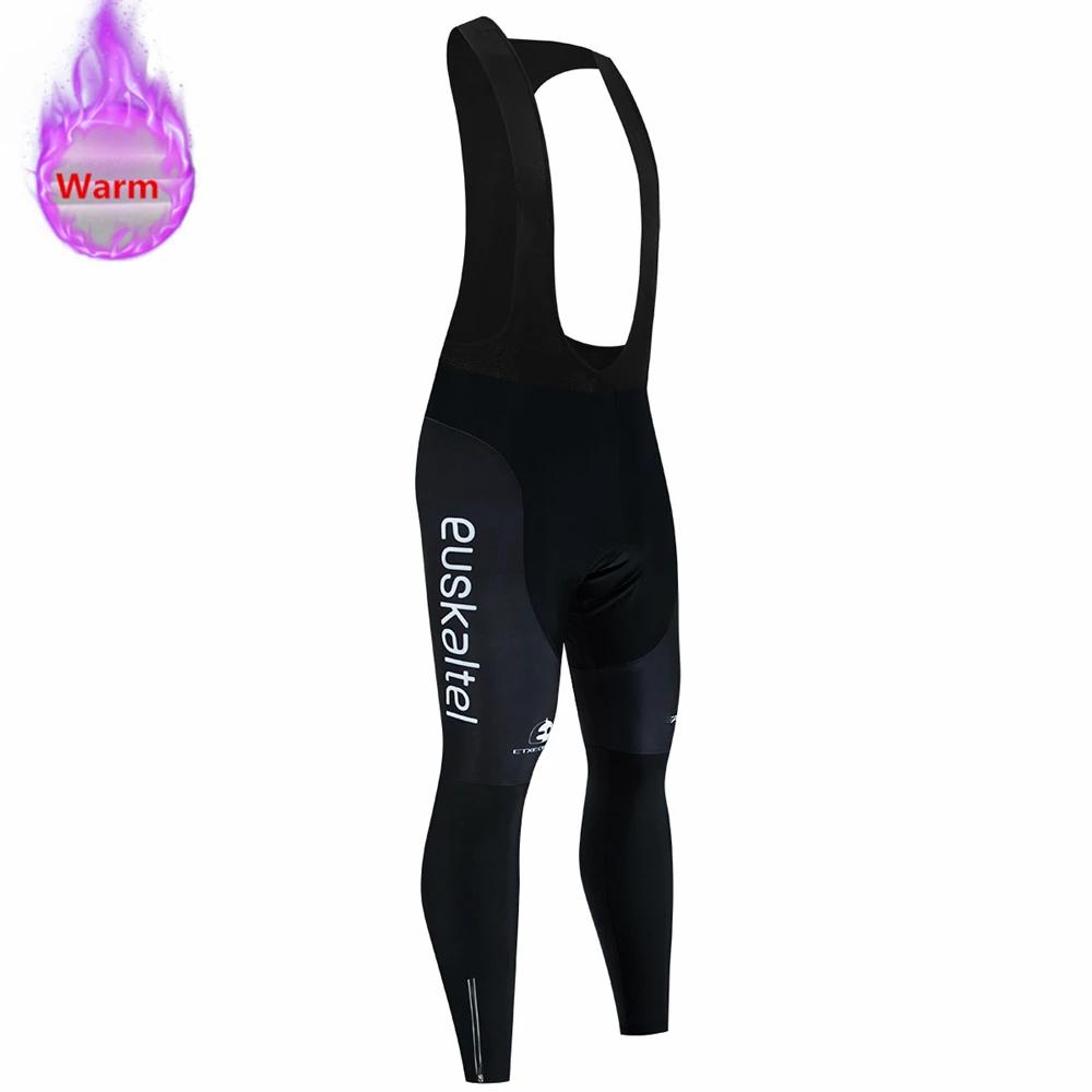 EUSKADI Team Invernale Termico Pile Ciclismo Maglia Set Tuta Bici da Corsa Abbigliamento Bici da Montagna Ropa Maillot Ciclismo Hombre