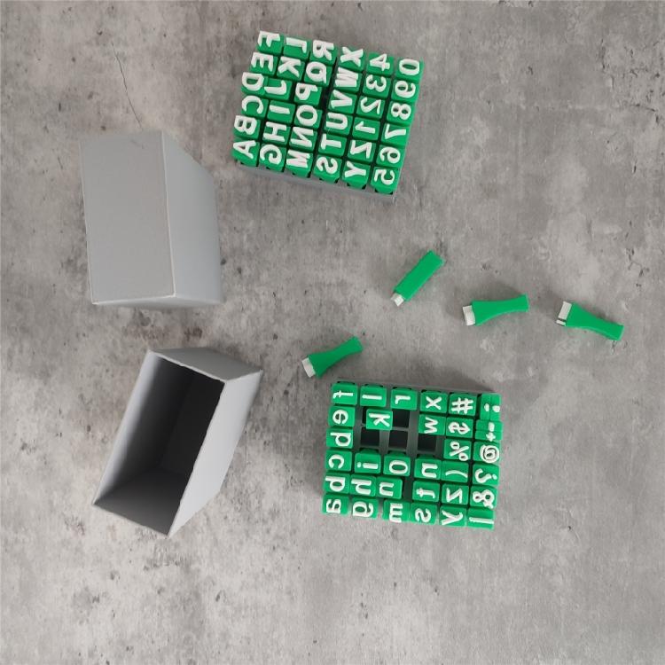 Educational Letter Stamper for Kids Art Craft Lowercase/Uppercase Plastic Stamper for Scrapbooking Journal