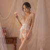 Sexy Lingerie Sexy Perspective Small Chest Bed Passion Pure Desire Pearl Mesh Deep V Hot Hollow Nightdress