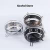 Camping Stove Sturdy Heat Resistance Anti-oxidation Thickened Cook Alloy Brass Construction  Mini Alcohol Stove Camping Tool