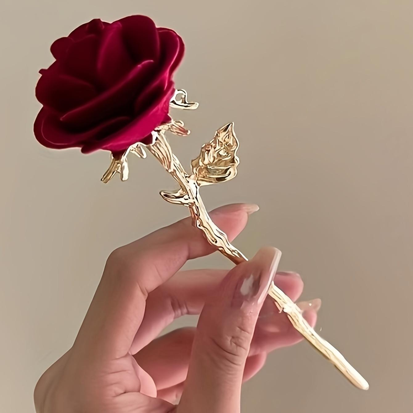 Ancient Hanfu Butterfly Hairpin New Chinese Style High-end National Style Cheongsam Bun Wooden Hairpin Tassel Step