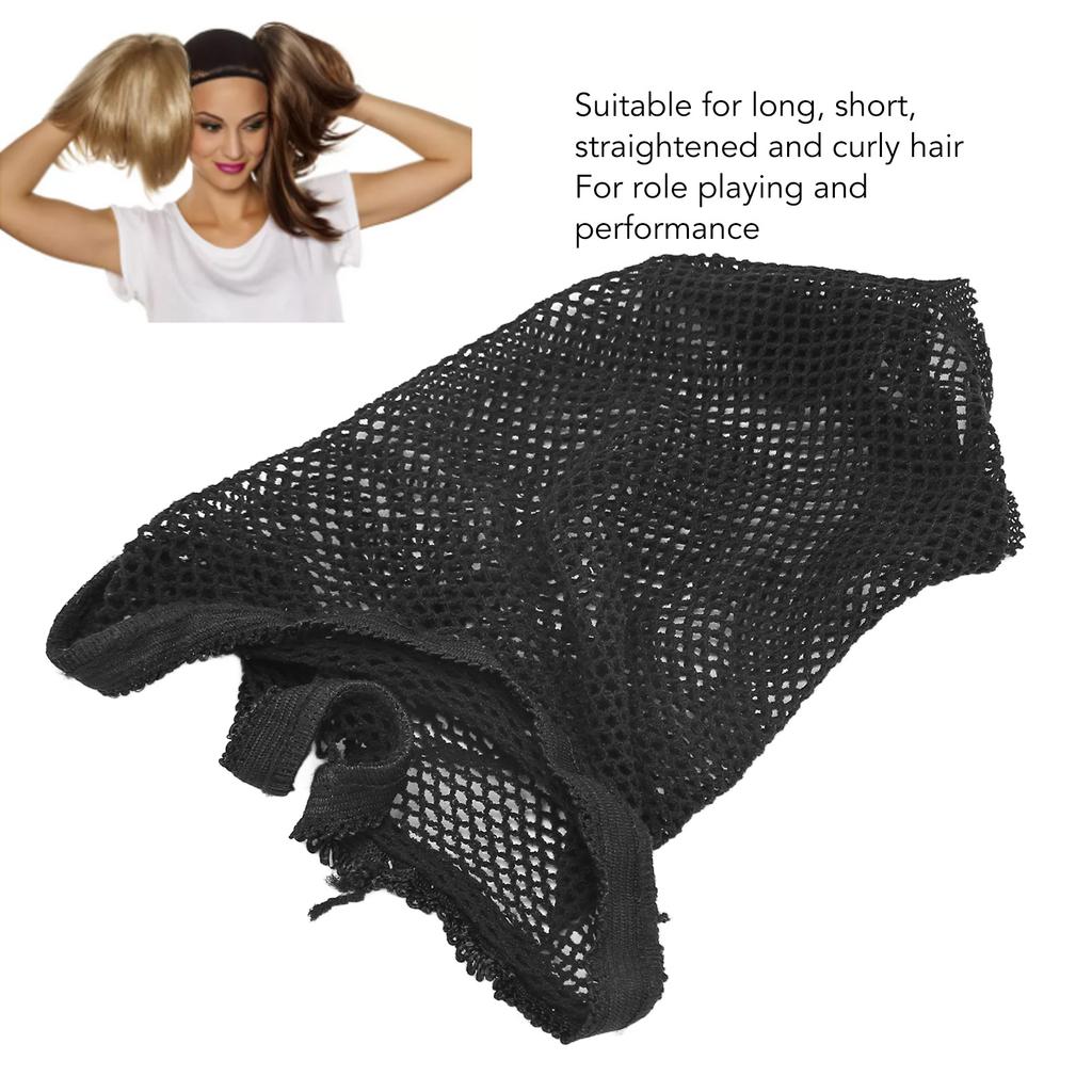 10pcs Wig Mesh Cap Stretchable Soft Breathable Nylon Dome Wig Cap for Women Cosplay
