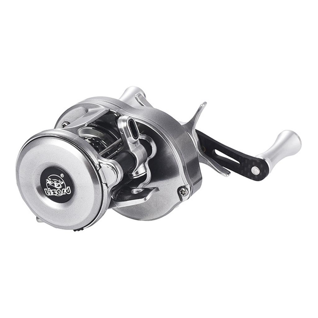Fishing Reel Casting Reel Baitcaster 7.6:1 High Speed Reel with Magnetic Brake for Left Hand
