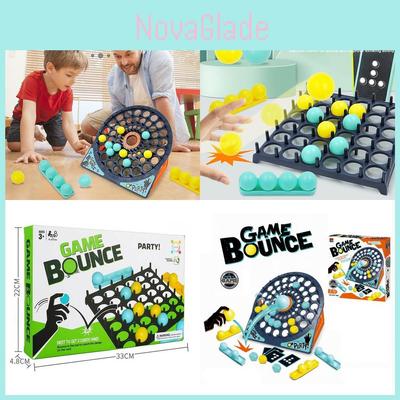 Jumping Ball Toy Set For Kids With Bounce Game Board And Throwing Target For Childrens Educational Play