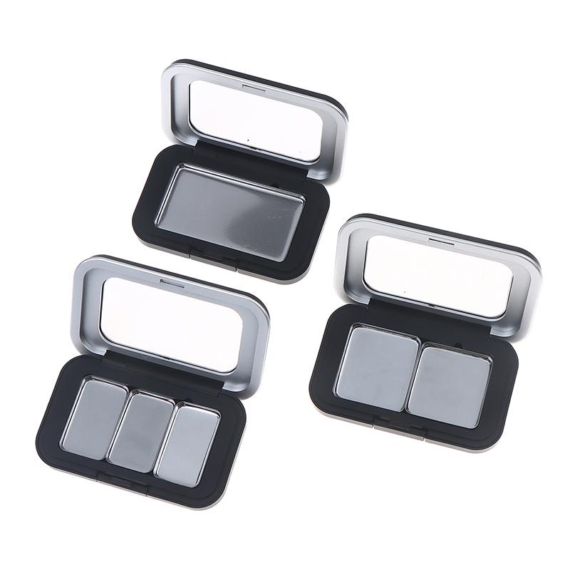 Empty Magnetic Cosmetics Palette With Mirror 1/2/3/4/6/8 Grids Iron Plate Eyeshadow Blusher Lipstick Diy Glitter Makeup Box