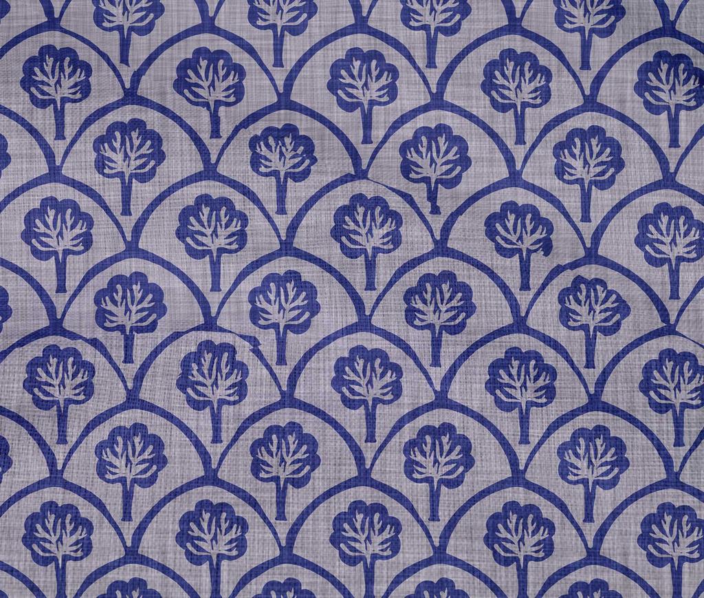 oneOone Cotton Flex Bluish Violet Fabric Block Diy Clothing Quilting Fabric Print Fabric By Yard 40 Inch