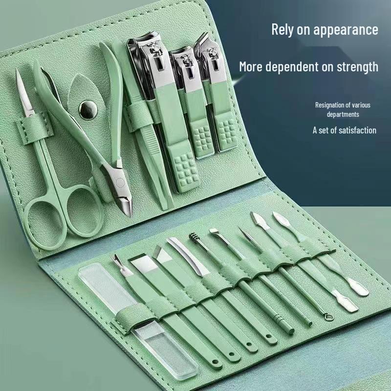 Spot Beauty Nail Clipper & Pedicure Tool Set - 7-Piece with Ear Pick
