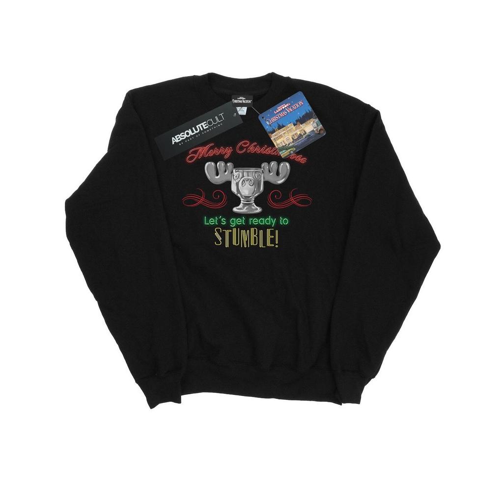 National Lampoon´s Christmas Vacation Mens Moose Head Sweatshirt