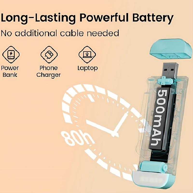 Clip On Book Light for Reading In Bed - USB Rechargeable LED Night Reading Light - Portable and Lightweight USB Rechargeable Reading Light