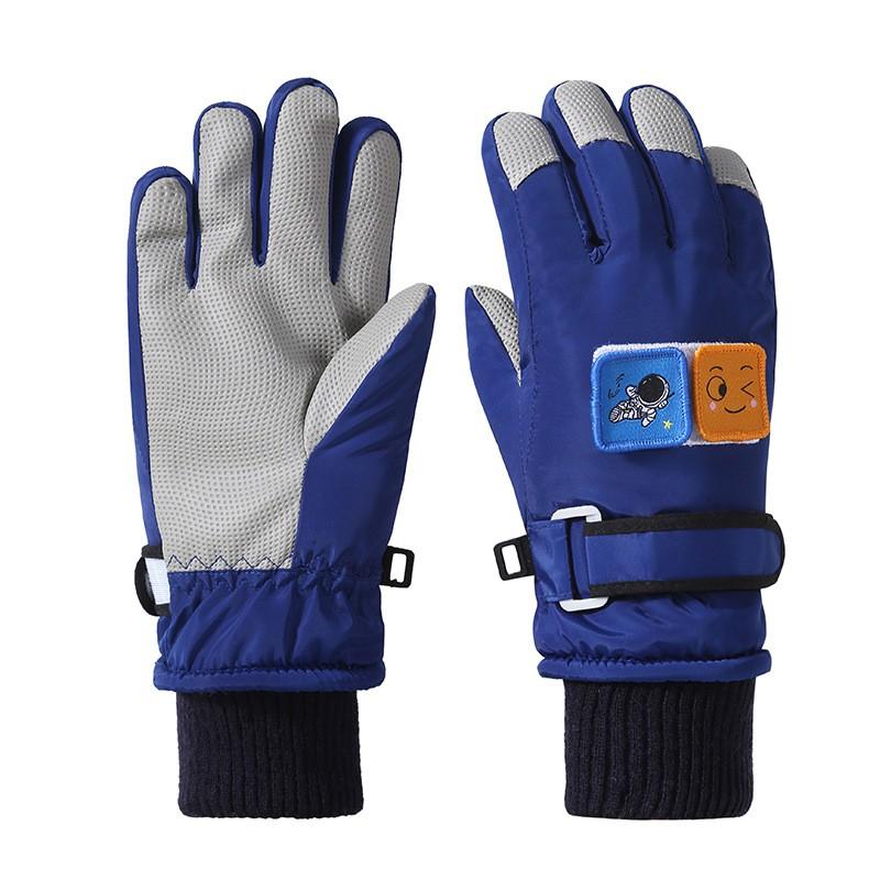 Kids Winter Ski Gloves Waterproof Windproof Thermal Lined Touchscreen Compatible Snowboarding Cycling Outdoor Activities