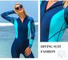 Shabate Women's Quick-drying Long Sleeve Sun Protection Wetsuit for Snorkeling and Free Diving