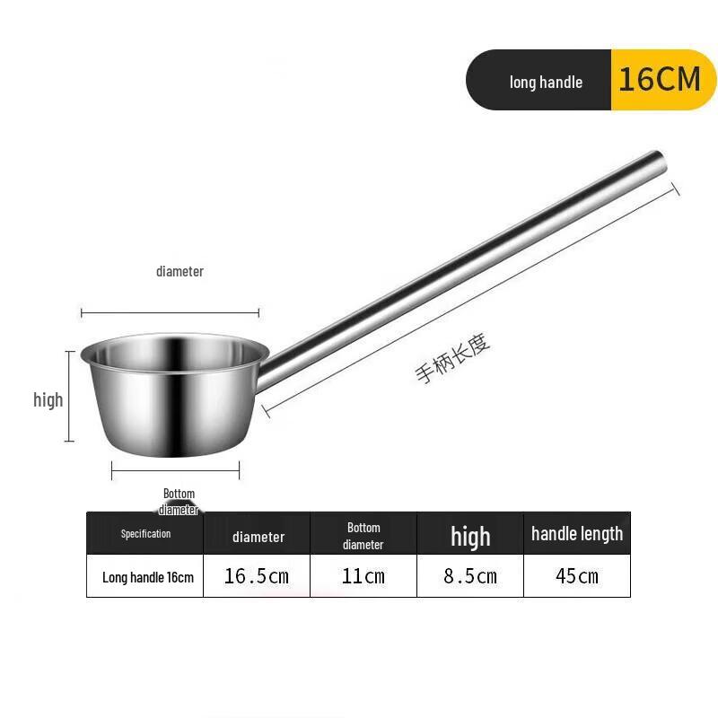 Commercial Stainless Steel Long Handle Water Ladle
