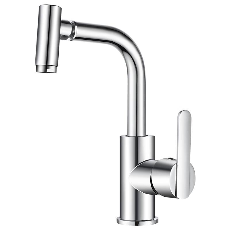 360-Degree Rotating Hot and Cold Basin Faucet