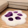 Plush Round Carpet Sheepskin Pink Living Room Home Decor Bedroom Floor Cushion