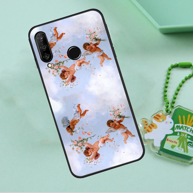 Renaissance Angels In Sky For Huawei Nova Y90 Y70 Y60 Y61 Y91 Y72 9 10 SE 12i 12s 11i 5T P60 Pro P20 P30 P40 Lite Case