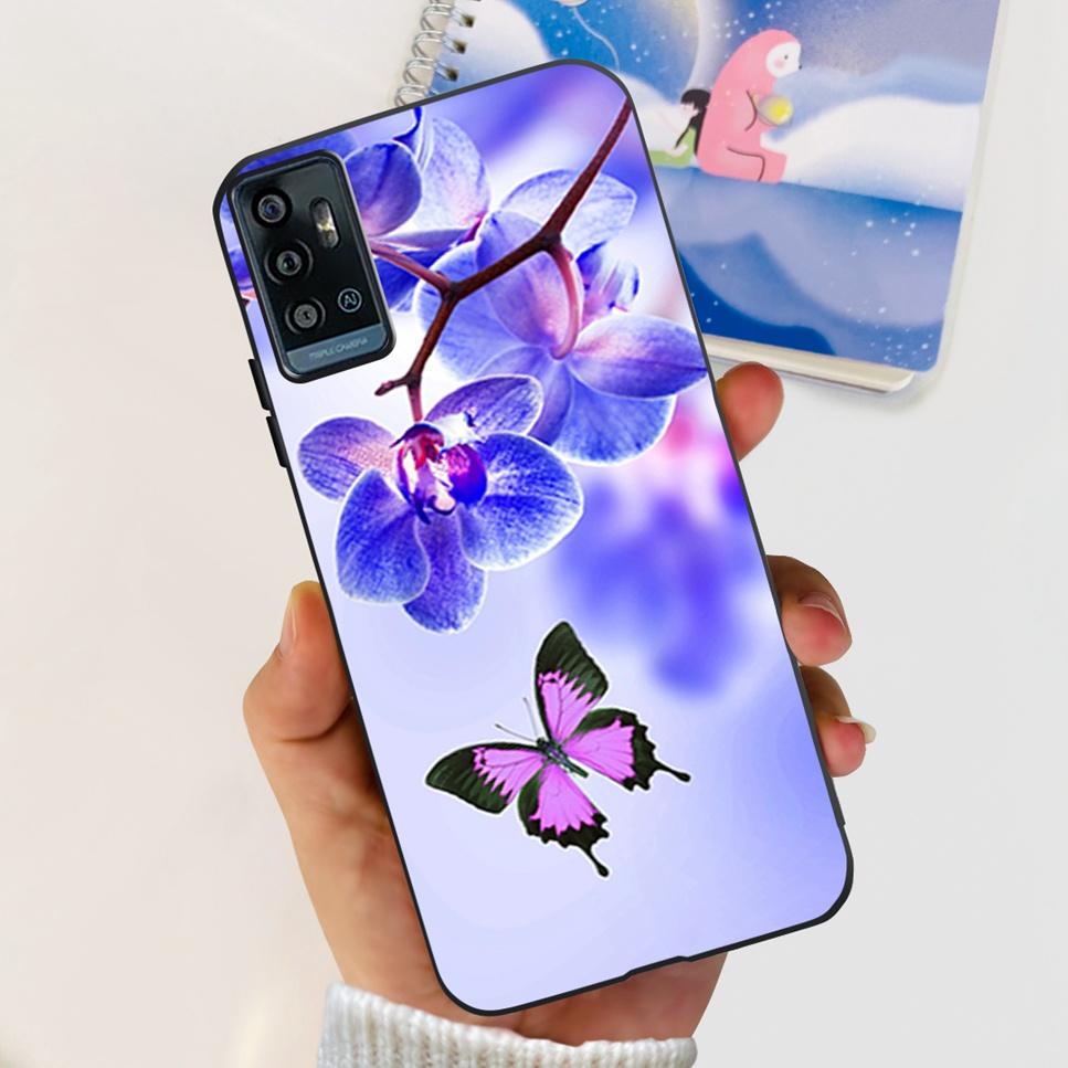 For ZTE Blade A71 6.52" Case Cartoon Dinosaur Football TPU Soft Silicone Cover For ZTE Blade A71 2021 A7030 Phone Cases Fundas