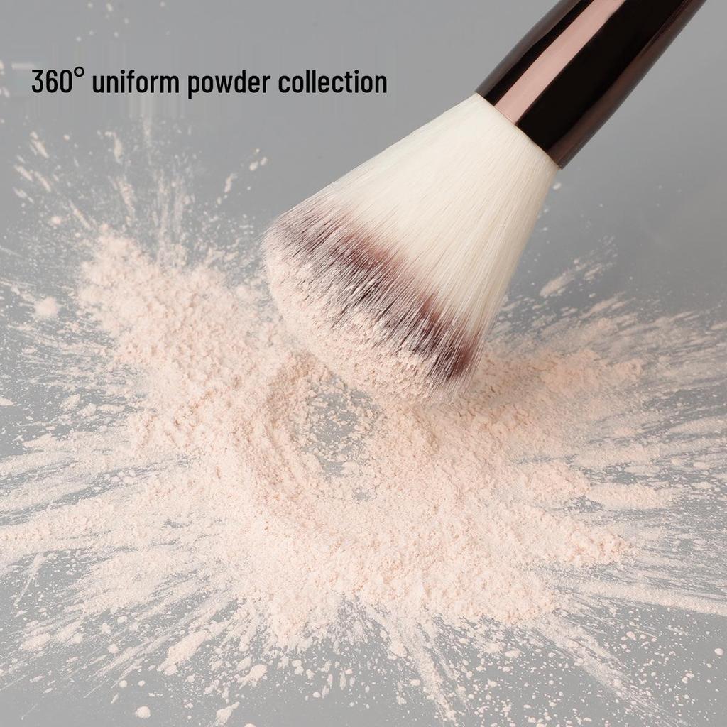13-Piece Brown Makeup Brush Set: Soft Brushes for Concealer, Lip, Eyeshadow, Powder, and Detail Work.
