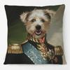 European Vintage Retro Royal Dogs Cats Pets Doodle Print Decorative Sofa Throw Pillow Case Cushion Cover