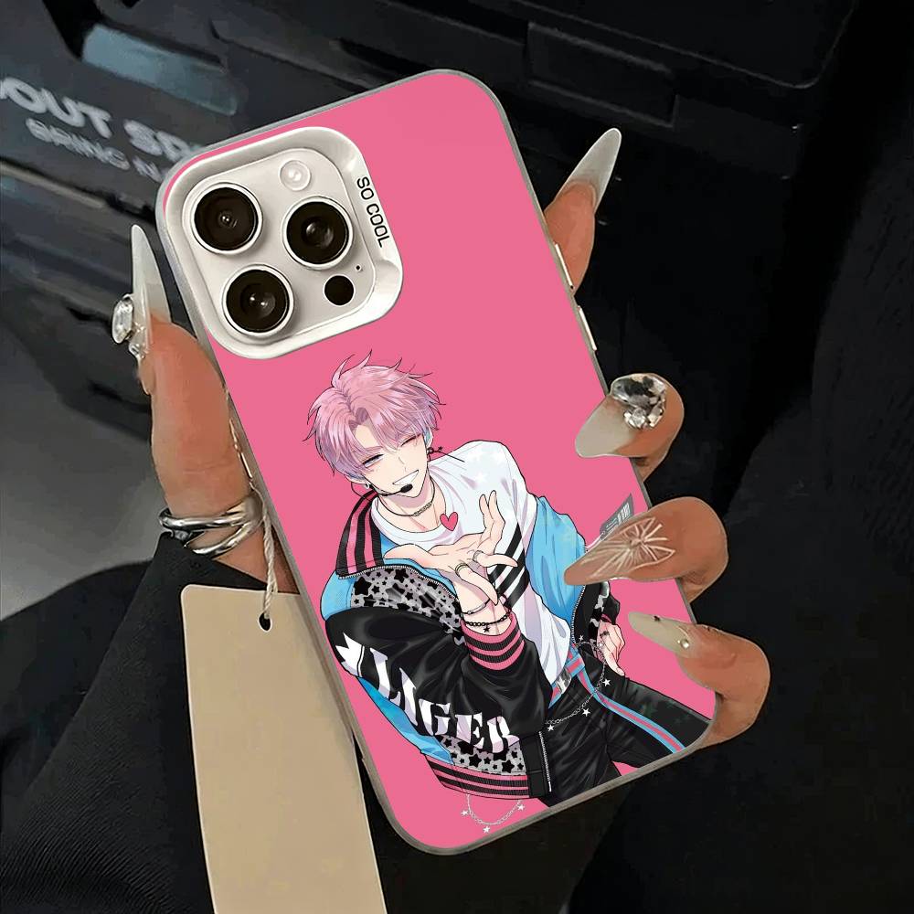 T-Tamon's-S Side Phone Case For IPhone 17 Air 16 15 14 13 12 11 Pro Max White Sliver Hard Cover