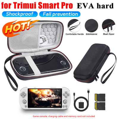 EVA Hard Carrying Case Anti-scratch Hardshell Case Shockproof Waterproof Storage Bag for Trimui Smart Pro Handheld Game Console