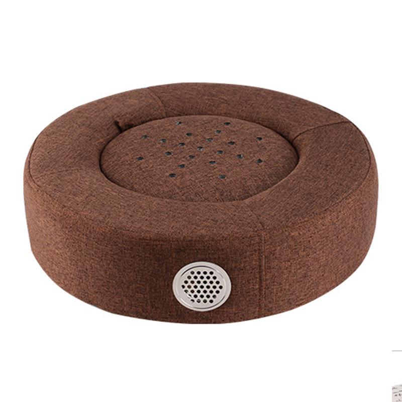 Portable Solid Wood Moxibustion Stool and Cushion Set for Hip, Abdomen, and Back Therapy