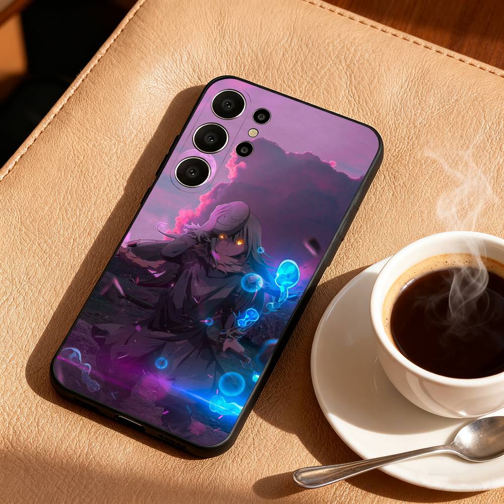 Rimuru Tempest T-Tensei Phone Case For Samsung S26,S25,24,23,22,30,21,10,9,Ultra,Plus,Lite,Black Soft Case