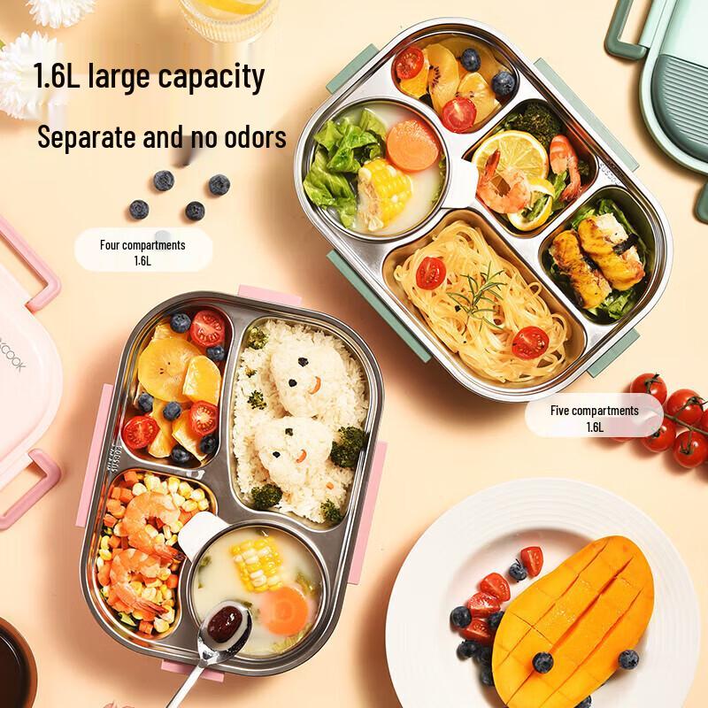 MAXCOOK MCFT4184 Insulated 304 Stainless Steel Lunch Box
