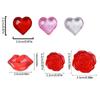 250Pcs 3D Heart Shaped Valentine's Day Decorations 250g Love Heart Ornaments  Wedding Vase Filler