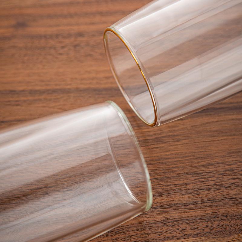 Guan Shan Double-Layer High Borosilicate Irregular Glass Cup