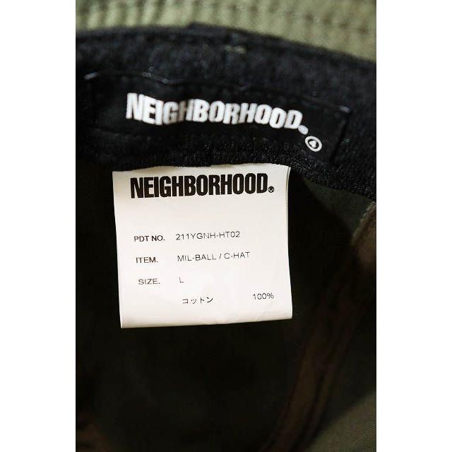 Used NEIGHBORHOOD 21SS MIL BALL C-HAT KHAKI L Size 211YGNH-HT02 6 Panel Ball Bucket Safari Hat Hat Khaki [Brand Used Clothing Vector] [Used] 260704
