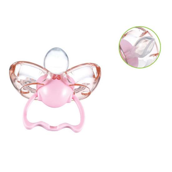 Silikon Bebek Yürümeye Başlayan Otomatik Kapanış Tipi Başparmak Şekli Emzik Toz Geçirmez