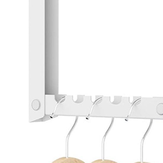 Over Door Clothes Hanger with 10 Ridges Foldable Over The Door Drying Rack Non-Slip Over Door Hooks for Clothes