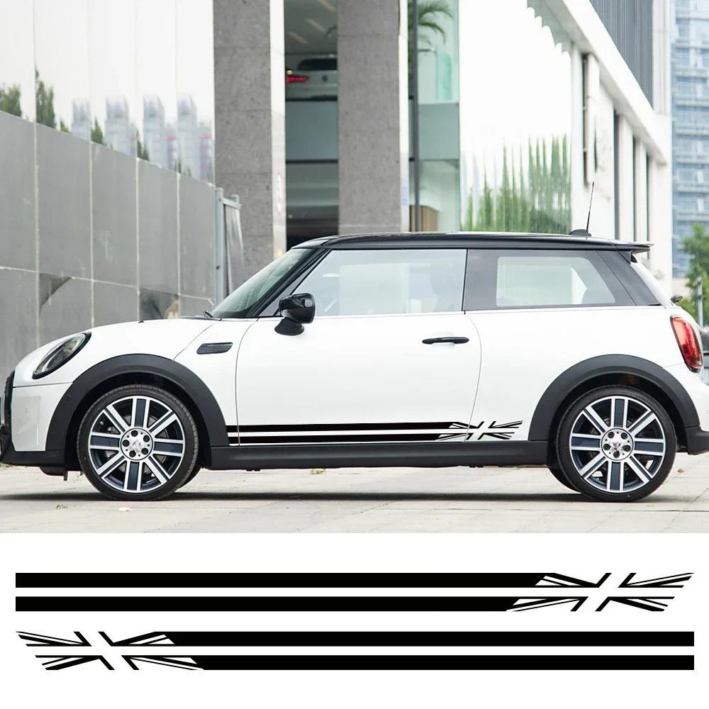 Auto Tür Seitenaufkleber Union Jack Stil Vinyl-Aufkleber Auto Dekor Zubehör Für MINI Cooper S JCW R55 R56 F55 F56 F60 R60 R61 F54