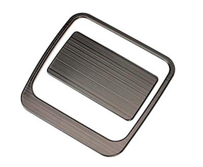 MAZDA CX-5 KF-Serie Edelstahl Beifahrer-Handschuhfach/Stauraum-Griffabdeckung Zierleiste Schwarz-Titan (Haaransatz-Finish)