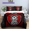 Rotherham United Badge Pattern Bedding Home Decoration Birthday Gift (1 * Duvet Cover + 2 * Pillowcase, Without Core)