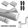 Air Conditioner Hose Cover Wrap AC Hose Duct Vent Cover Sleeve Insulated Cover for 5" & 5.9" Diameter Exhaust Hoses Tube