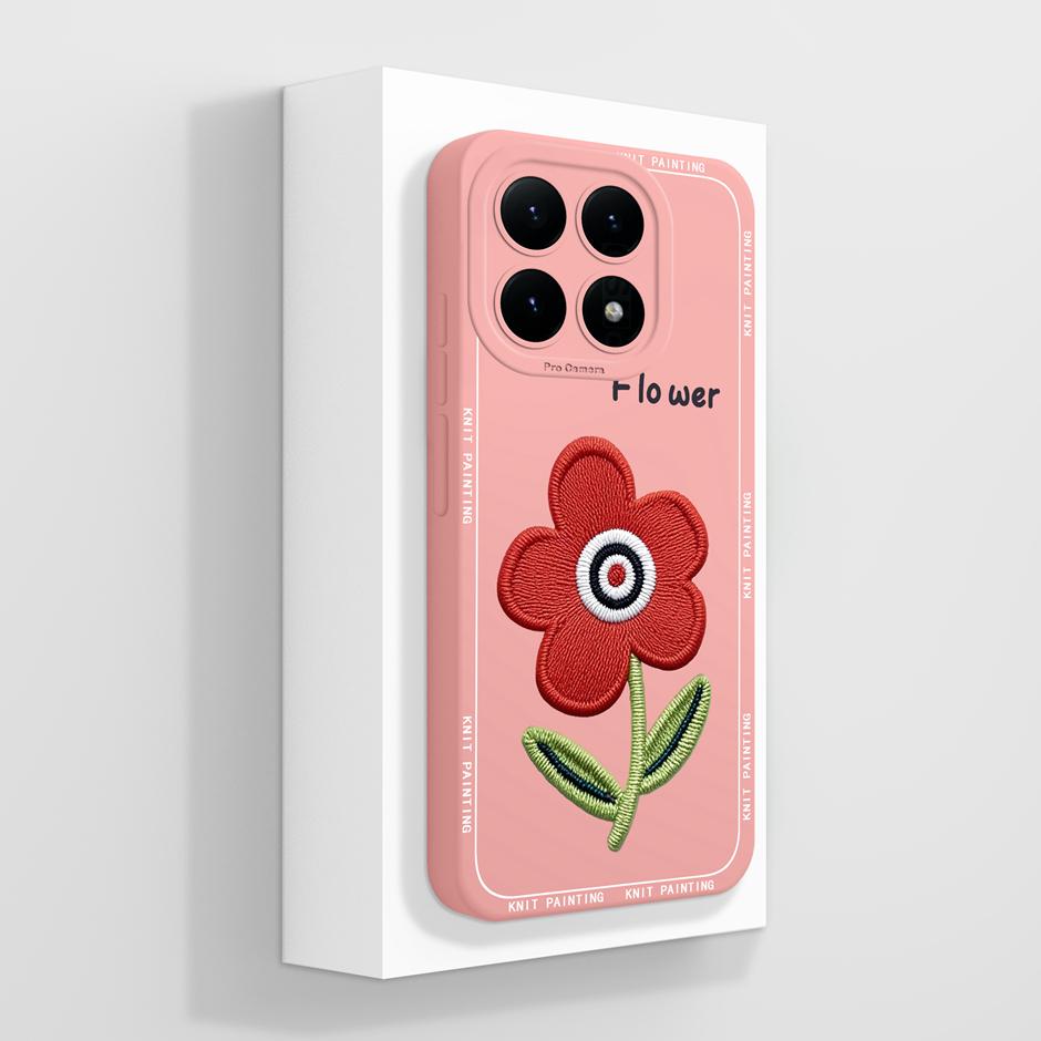 For Xiaomi15T 15TPro 15 15Pro Cases Fashion Flower Advanced Sense Fall Prevention Bumper For Xiaomi 15T Pro 15 Pro Back Cover