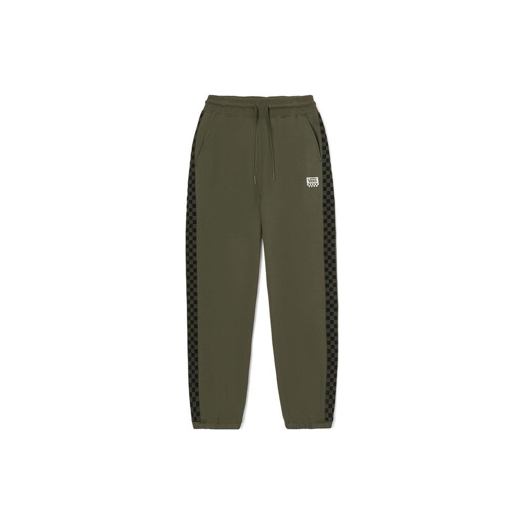 Vans Solid Color Logo Print Retro Sports Joggers Unisex Joggers Green VN00090XKCZ