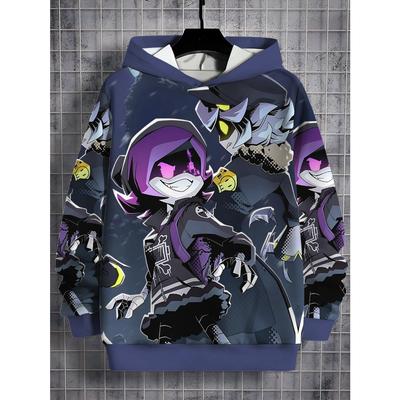 Murder Drones Staffel 3 3D-Druck Alle Staffeln Kinder Freizeit-Sweatshirt Cooler Pullover Oberteile Unisex Kleidung Junge Mädchen Kapuzenpullover