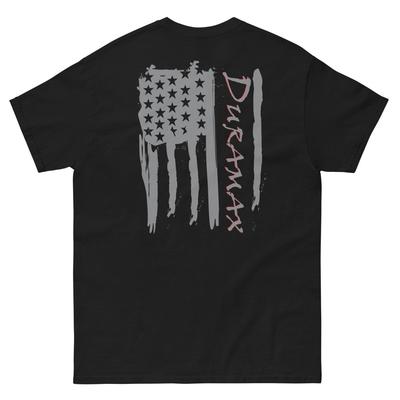 Duramax T-Shirt, Herren Diesel LKW Shirt Mit Amerikanischer Flagge Design Unisex T-Shirt