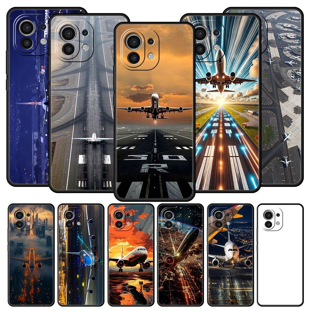 Travel-Nspired Airplane Route Phone Case Cover for Xiaomi Mi 17 15 14 13 12 11 Ultra 15T 14T 13T 12T 11T Pro Lite Soft TPU Shell