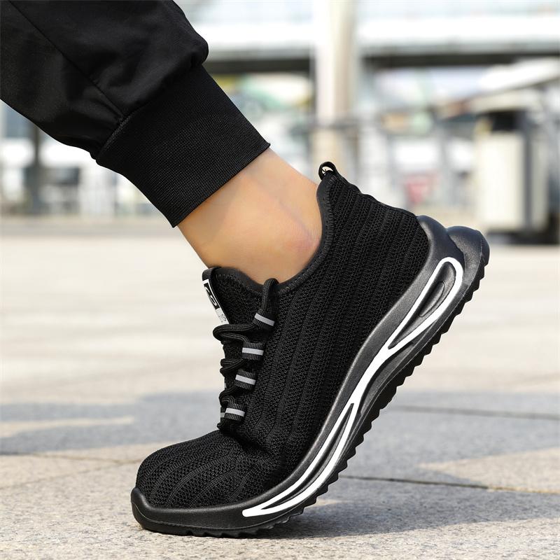 Latest 2025 Fashion Men Work Safety Shoes Lightweight Steel Toe Indestructible Male Boots Sneakers Outdoor Construction Footwear