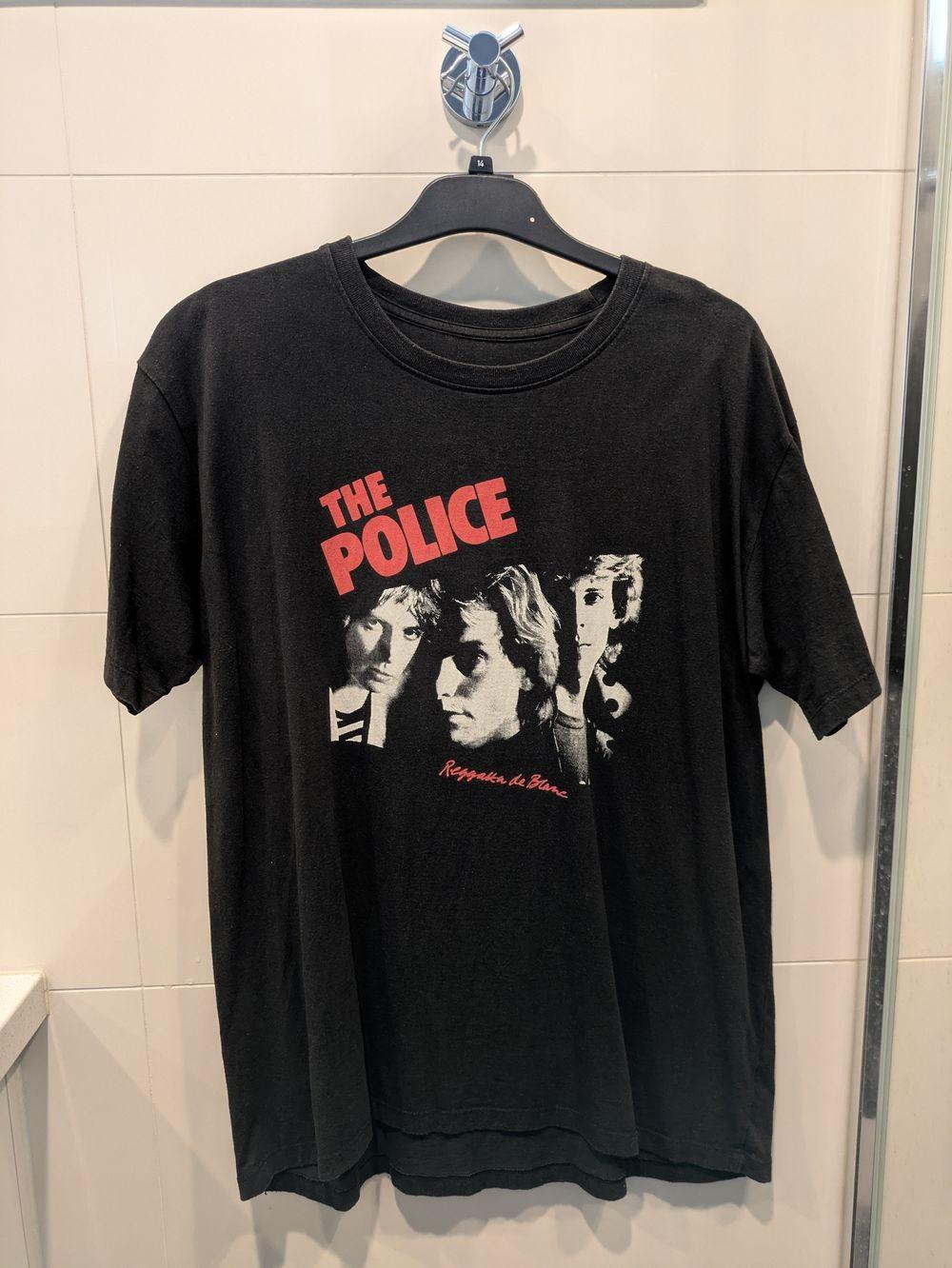 The Police  Reggatta De Blanc  Lectro Black Cotton T-shirt Unisex S-5XL KH14903 Unisex T-Shirt S