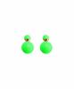 Sundaydiscoclub Summer Ball Earrings Neon Green