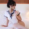 Sex underwear sexy temptation side split lace-up free one-piece dead library water women's uniform