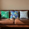 Tropical Palm Leaves Cushion Cover Soft Reversible  Durable Pillow Cover  MultiScene Use for Home  Car Daily Comfort