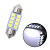 2pcs Interior Reading Light T10 31mm 39mm 41mm DC12V White 8SMD Door Dual Pointed Tail Trunk Lamp Dome Cars Waterproof Fog