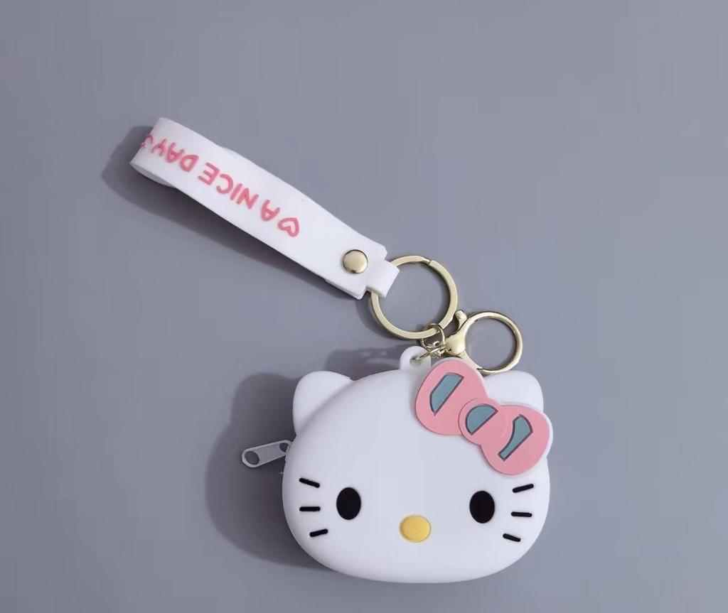 Sanrio Cartoon Silicone Coin Purse - Cute Children's Storage Bag