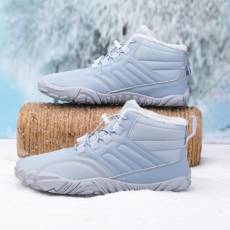 Fashion New Winter Boots for Men Women Snow BareFoot Outdoor Non-slip Fur Casual Sneakers Plus Size Lightweight Ankle Boots Hiking Shoes