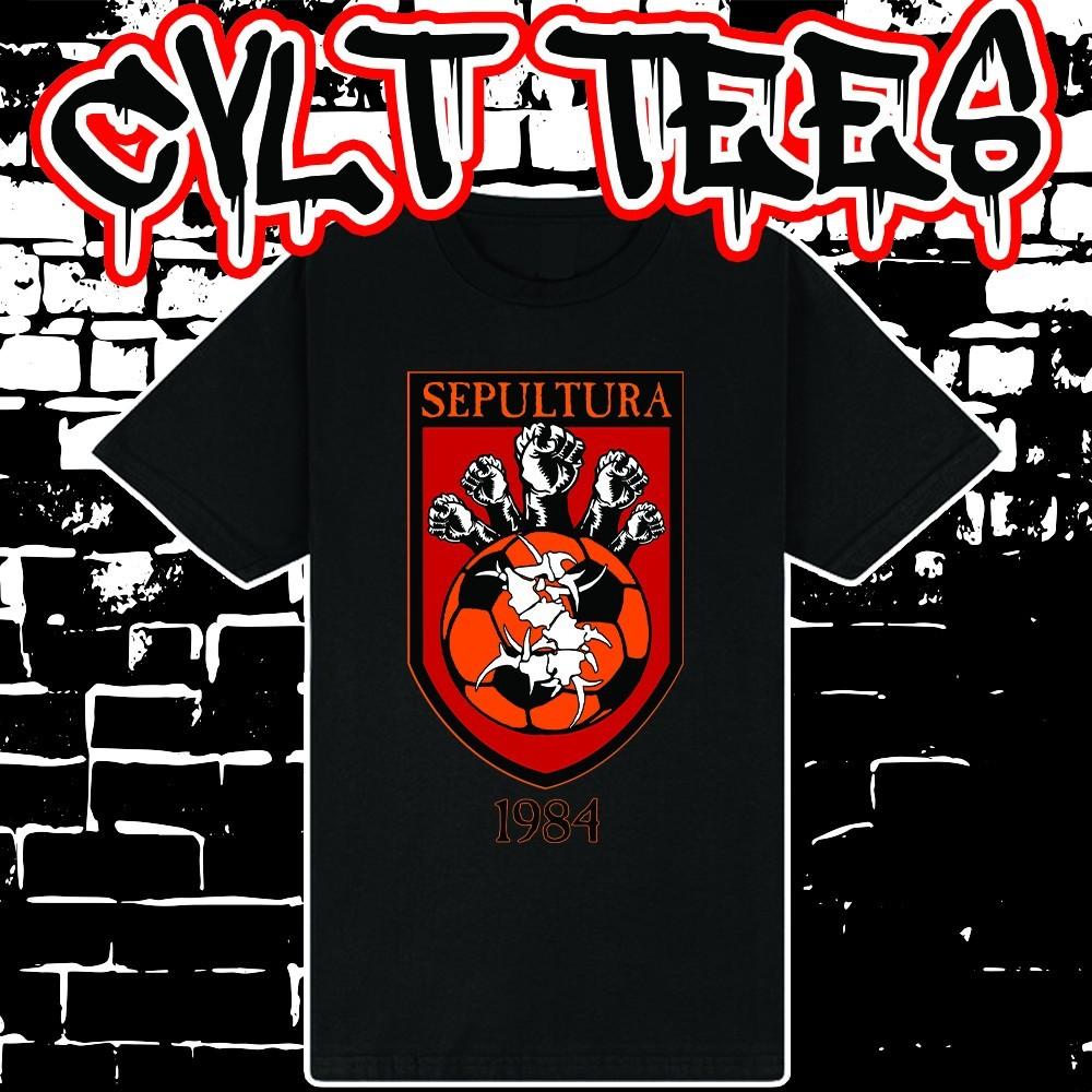 Футболка Sepultura 1984 100% Хлопок Унисекс XXXXL